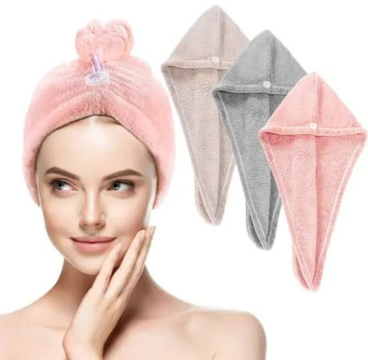 Hair Drying Towel Cap