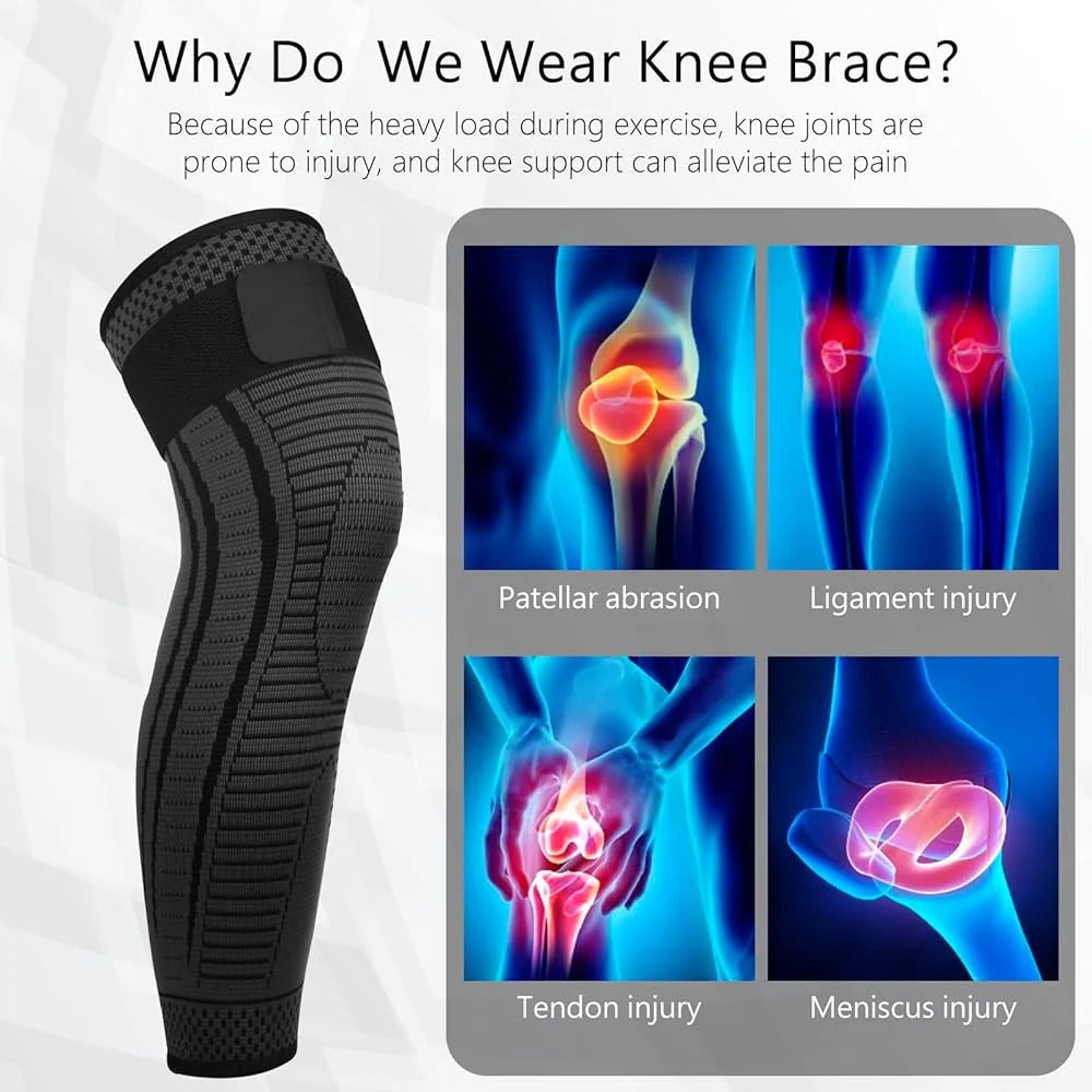 Full Leg Knee Pads with Support Belt ( Original China )