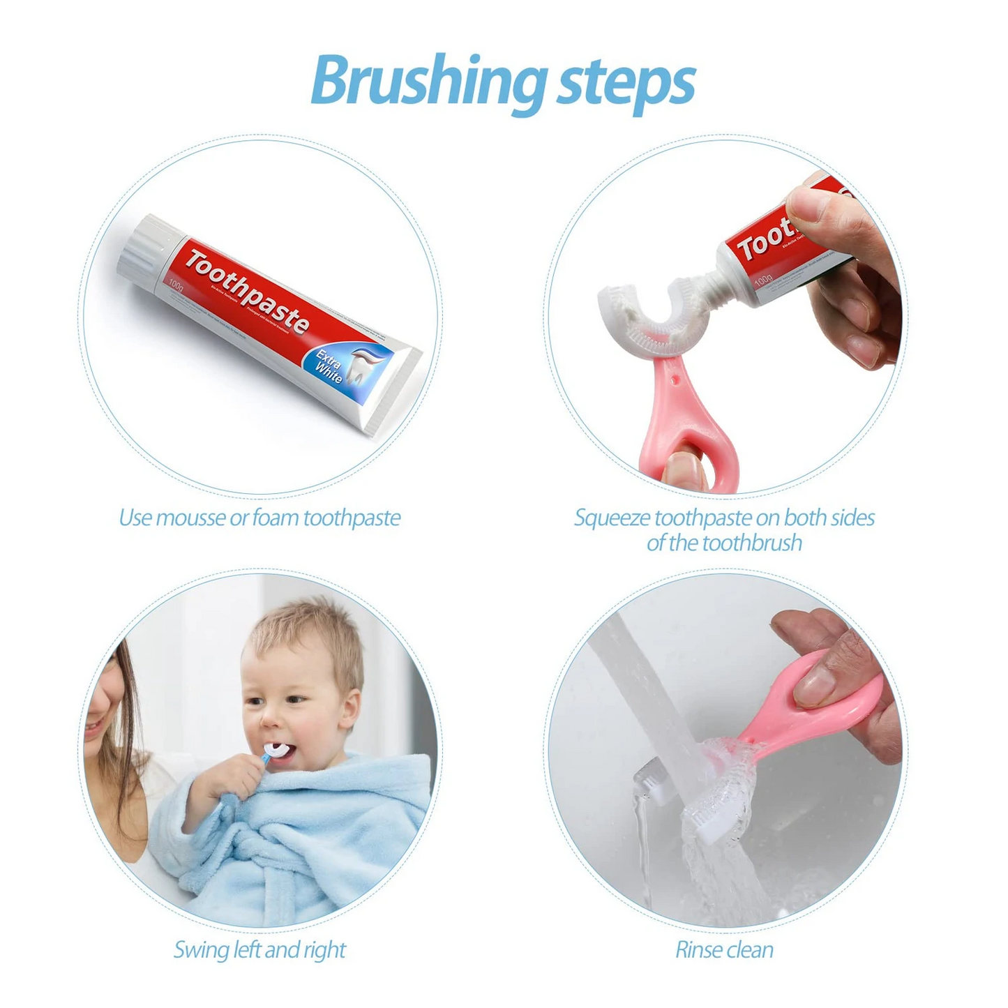 U-Shaped Baby Toothbrush